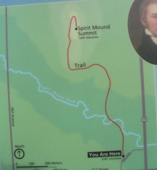 Trail to the top of the Mound